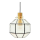 Mid-Century Glass Ceiling Light from Limburg, Germany, 1960s