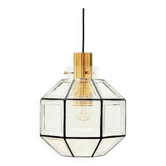 Mid-Century Glass Ceiling Light from Limburg, Germany, 1960s