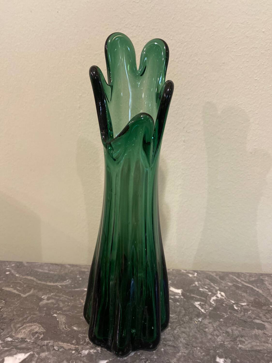 Vintage glass vase