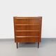 Commode scandinave en teck des années 60