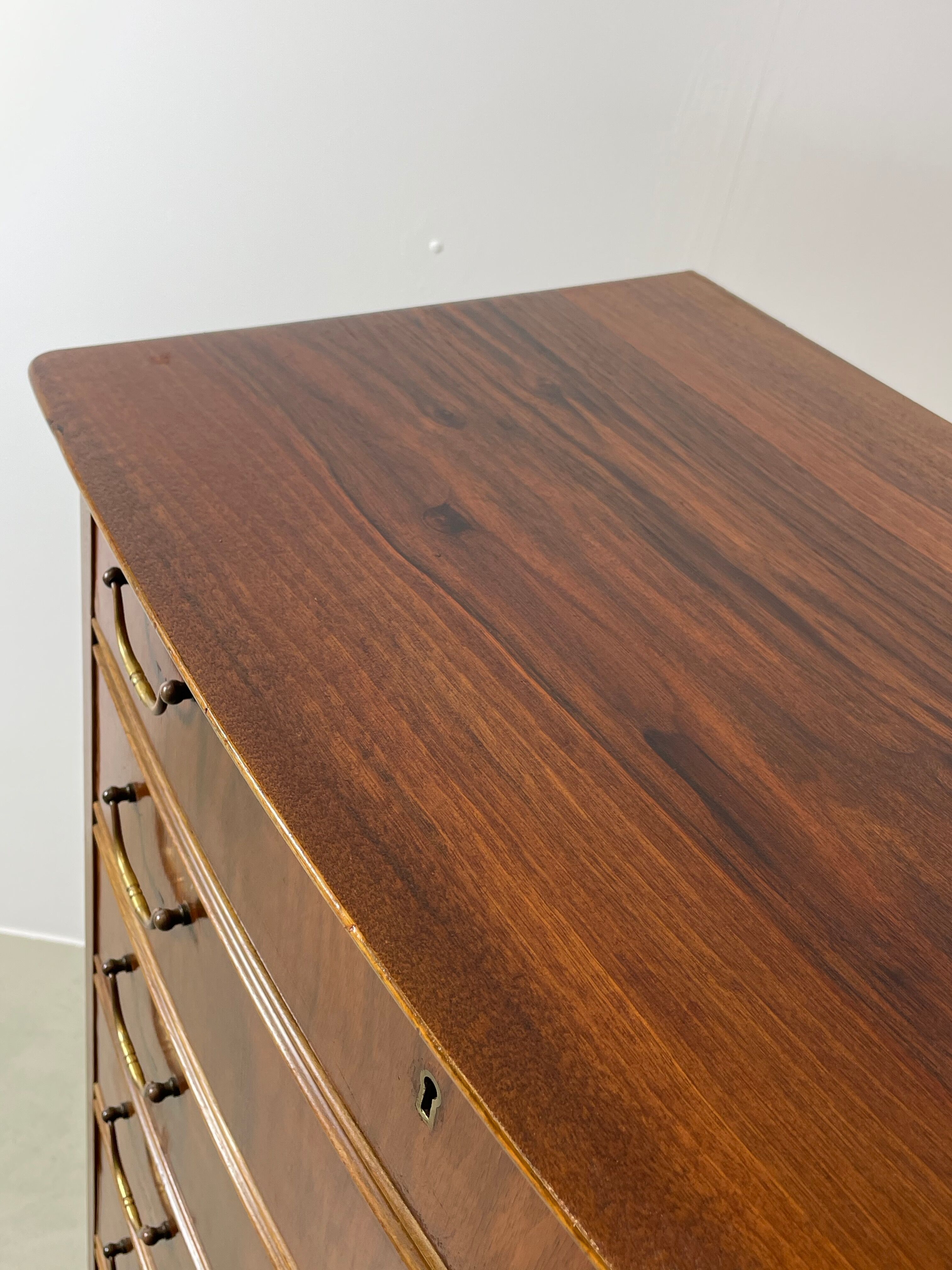 Danish tallboy chest of drawers Kvalitet mobelfabrik brdr. 1940s