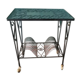 Porte vynile en fer forgé modèle cœur