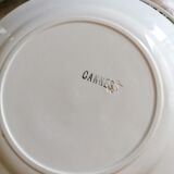 Set of 11 flat earthenware plates