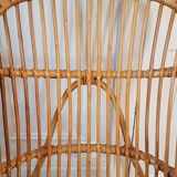 Pair of rattan armchairs