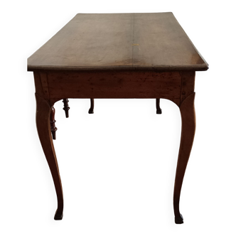 Regency solid walnut table