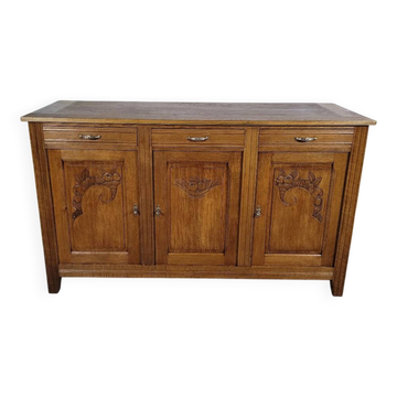 Art Deco oak enfilade