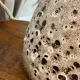 Lamp, large model, fat lava ceramic, West Germany