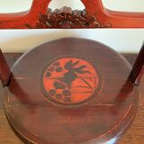 Chinese lacquered basket