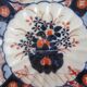 Antique asian imari plate, japan, 19th century, floral decoration