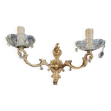 Louis xv style bronze wall lamp