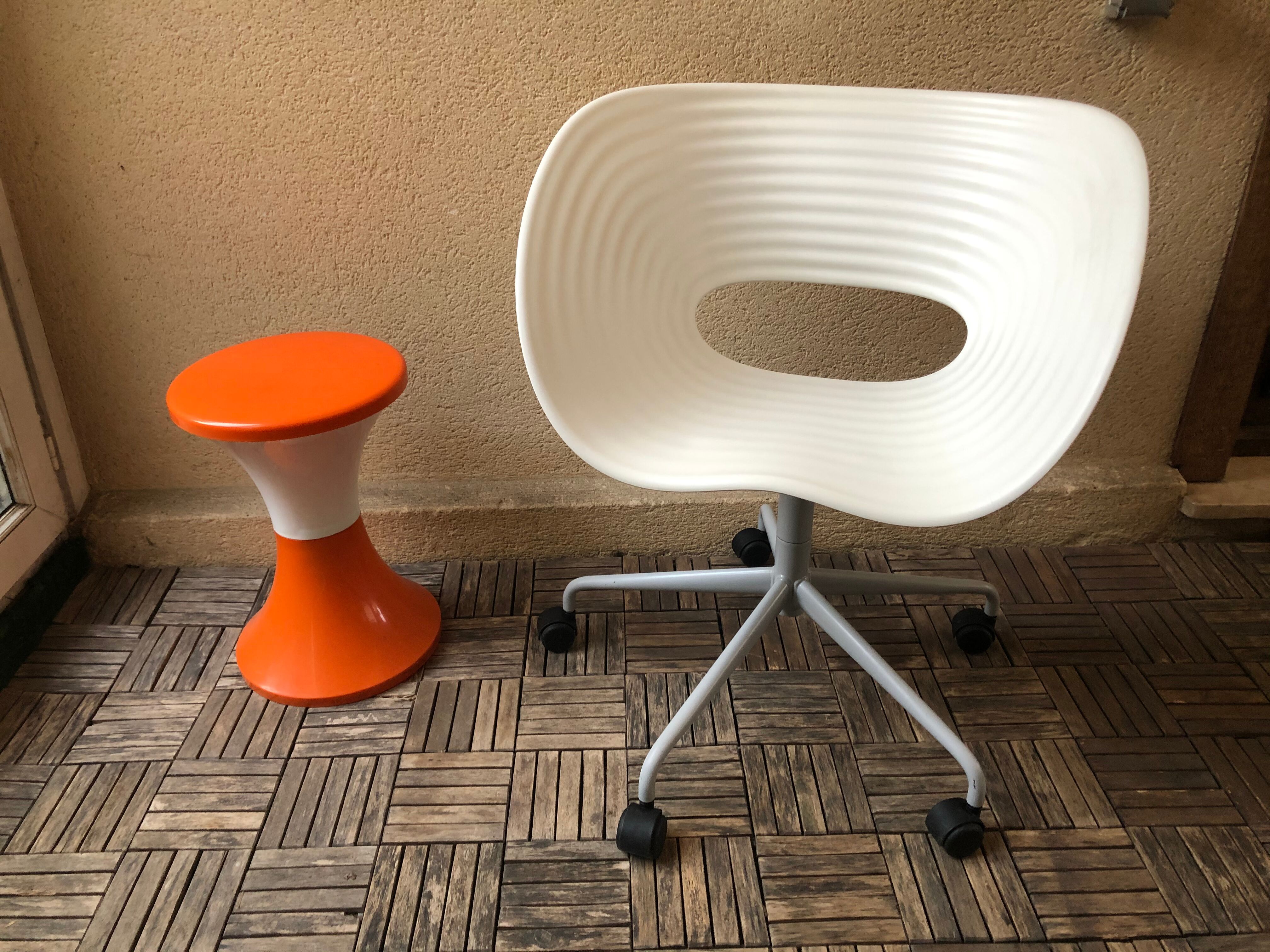 Tom Vac wheelchair design Ron Arad vintage Vitra 90 white