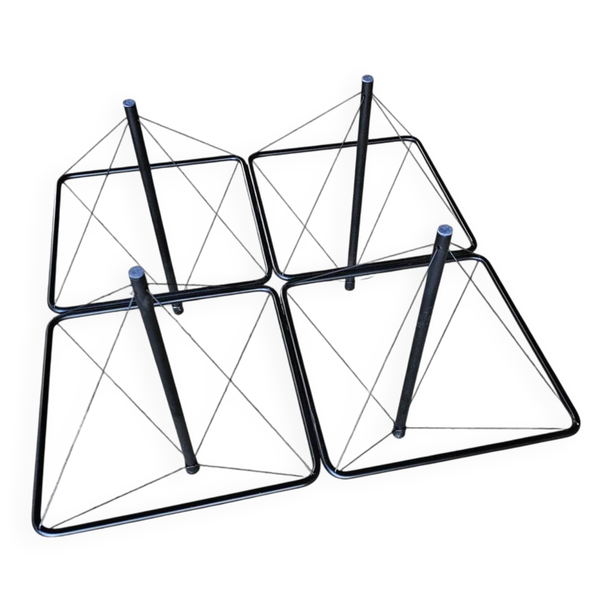 Rare wire coffee table 1980s
