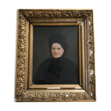 Signed old portrait