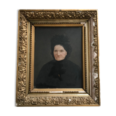 Portrait ancien signé