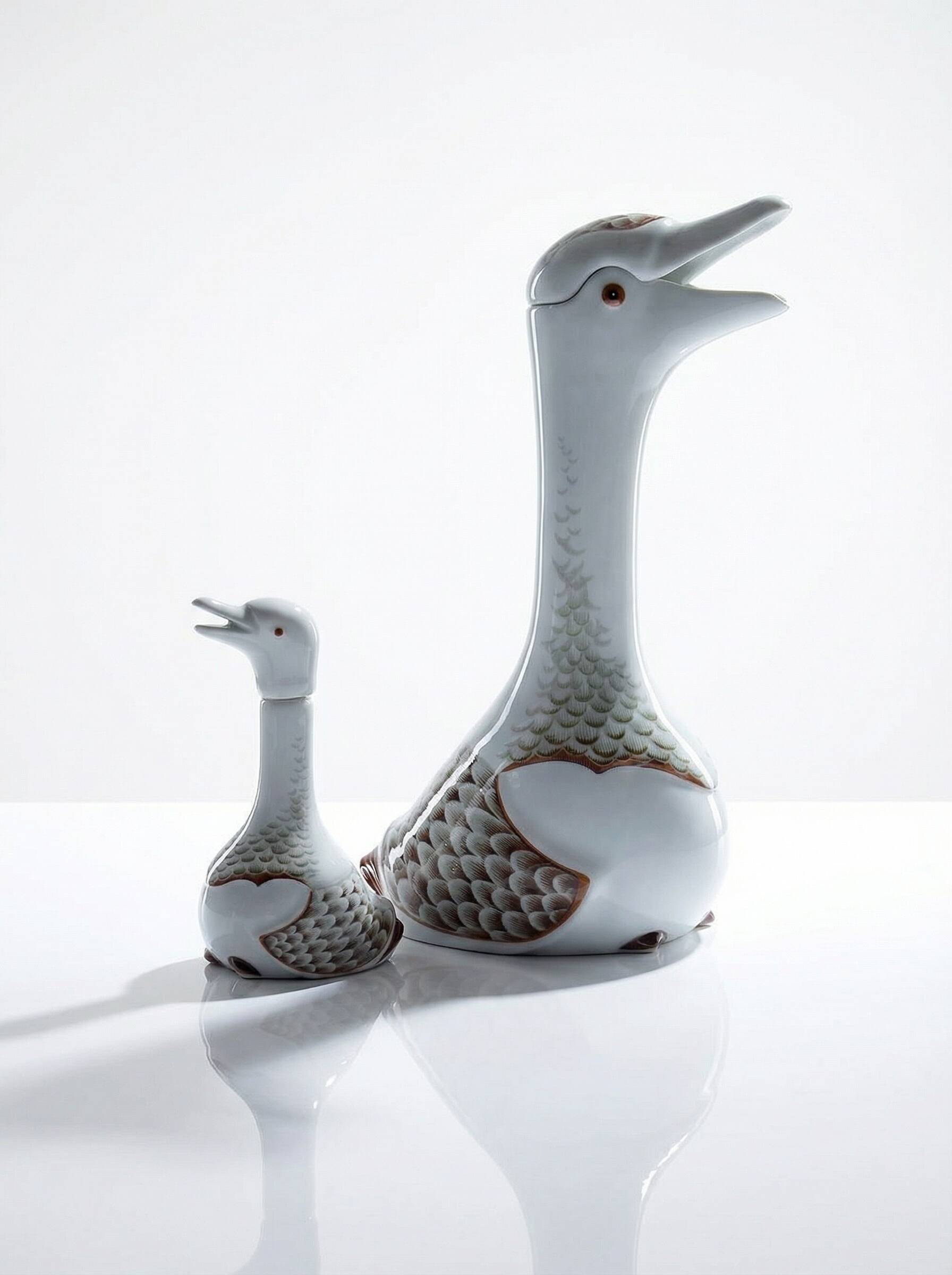 Duo carafe & miniature vintage 80's Haviland Castel after Sandoz for Chabot