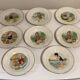 Set of 8 old dessert plates