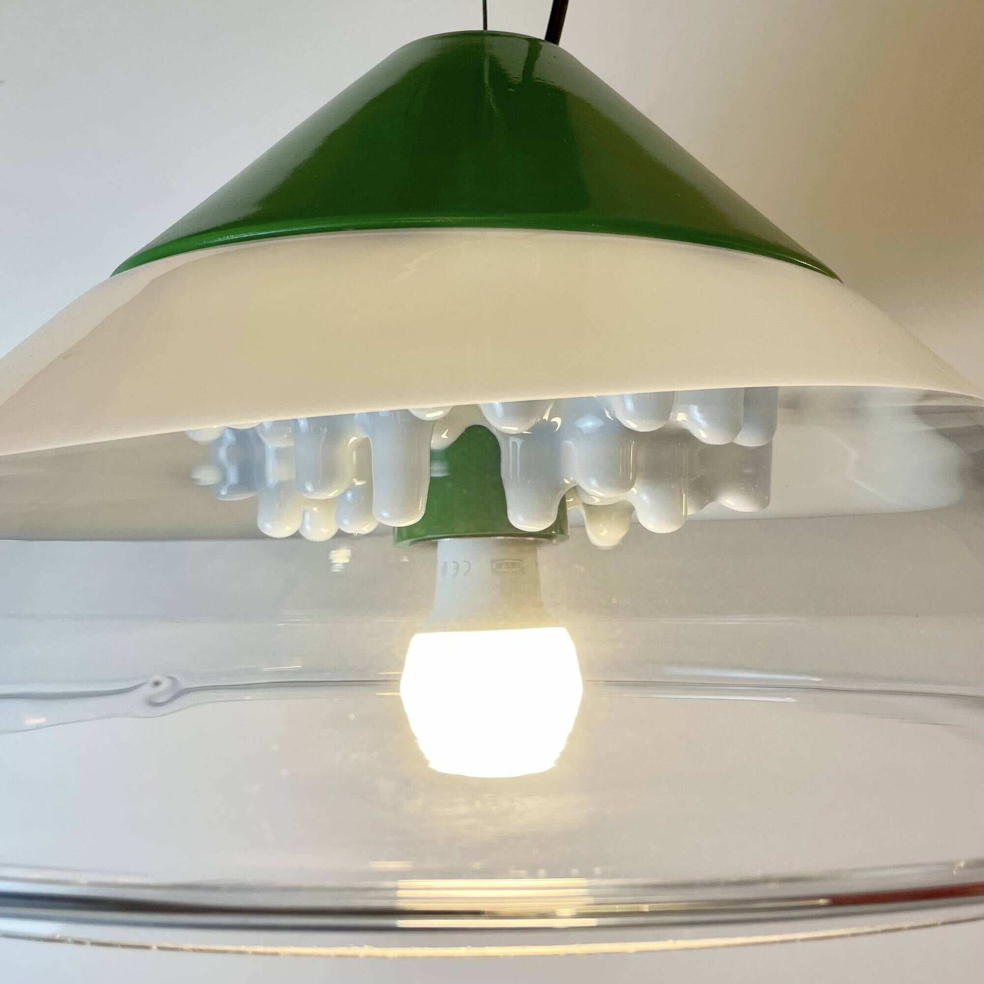 Murano Glass Suspension att. To Toni Zuccheri for VeArt, 1970s~80s