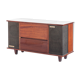 Hi-Fi cabinet with tubes / vintage Stereoletta lamps by Roselson, Spain 1960