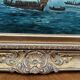 Jan van Genechten. Seascape “View of the old port of Amsterdam”.