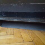 Vintage black lace-up table 70