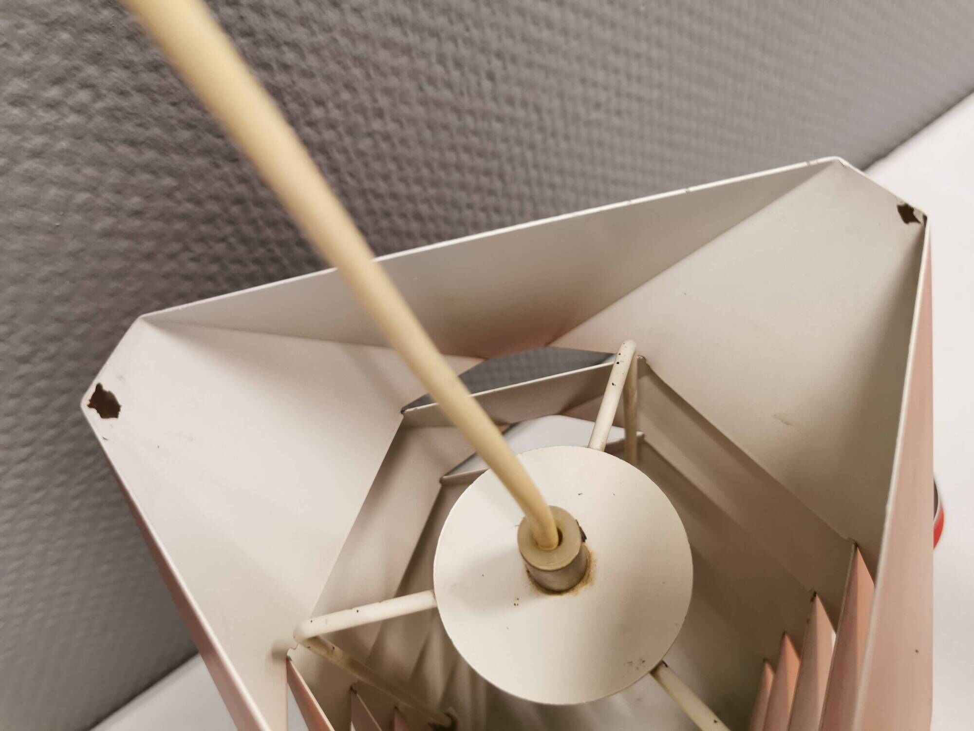 Hanging lamp, designed by the famous Louis Weisdorf, for Danish Lyfa in 1970, model EKKO