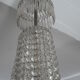 Crystal and bronze balloon chandelier 19th century
