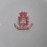 Plate Gien pink thistle