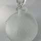 Lalique bottle in the night, frosted glass, ball shape