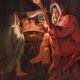 Great 18th century painting, allegory of winter