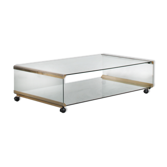 1970s Double coffee table by Gallotti & Radice, Italy