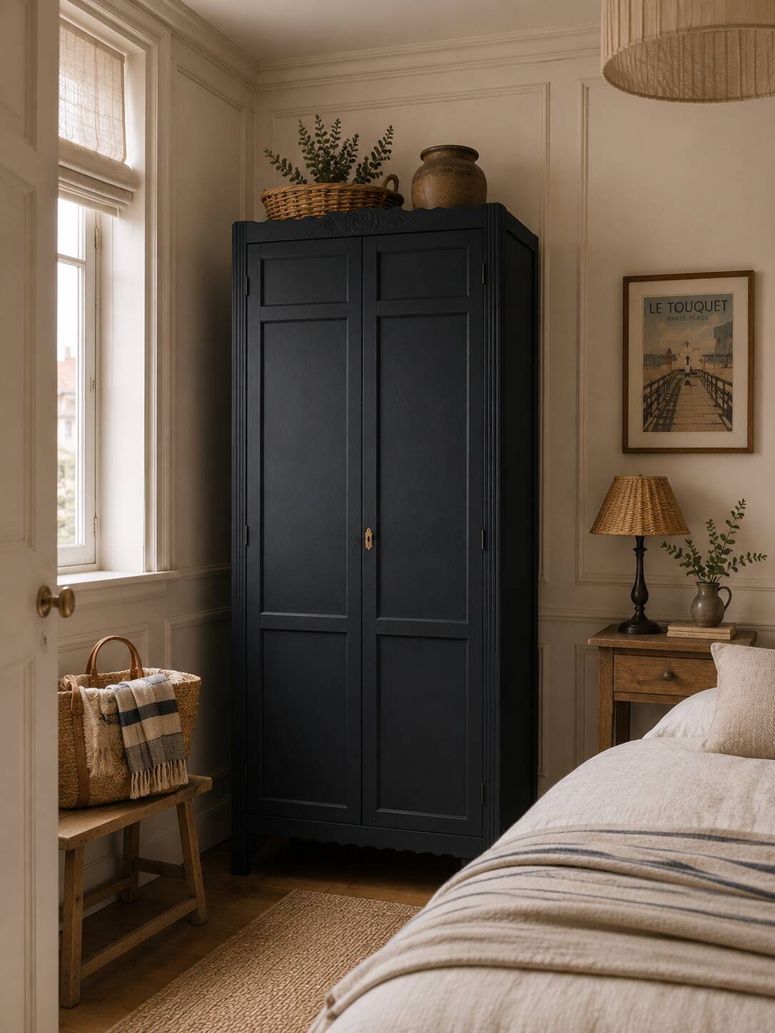 Armoire parisienne art déco penderie 1930