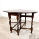 Antique Gateleg drop leaf table with barley twist legs