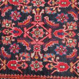 Handmade vintage Persian Hamadan rug 74cm x 129cm, 1960s