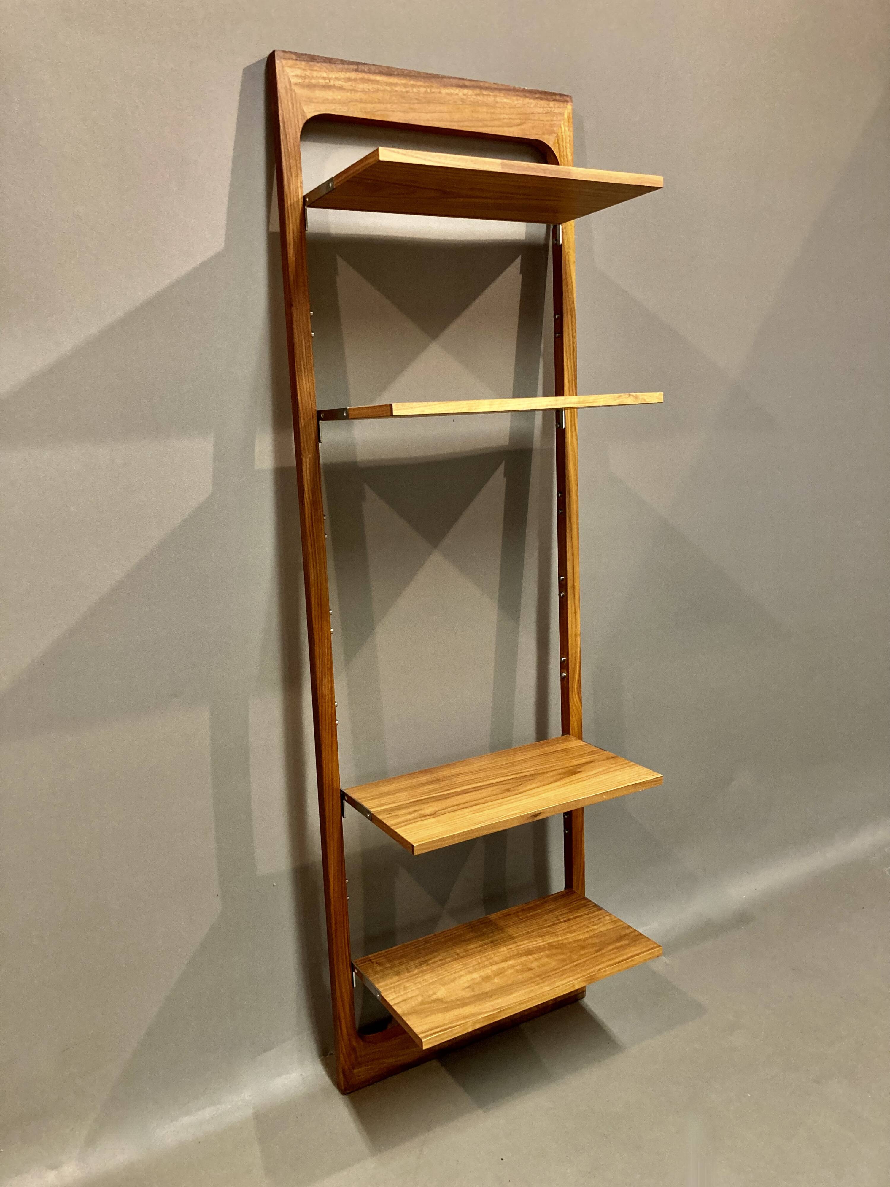 Suite de 3 étagères modulables design scandinave 1960