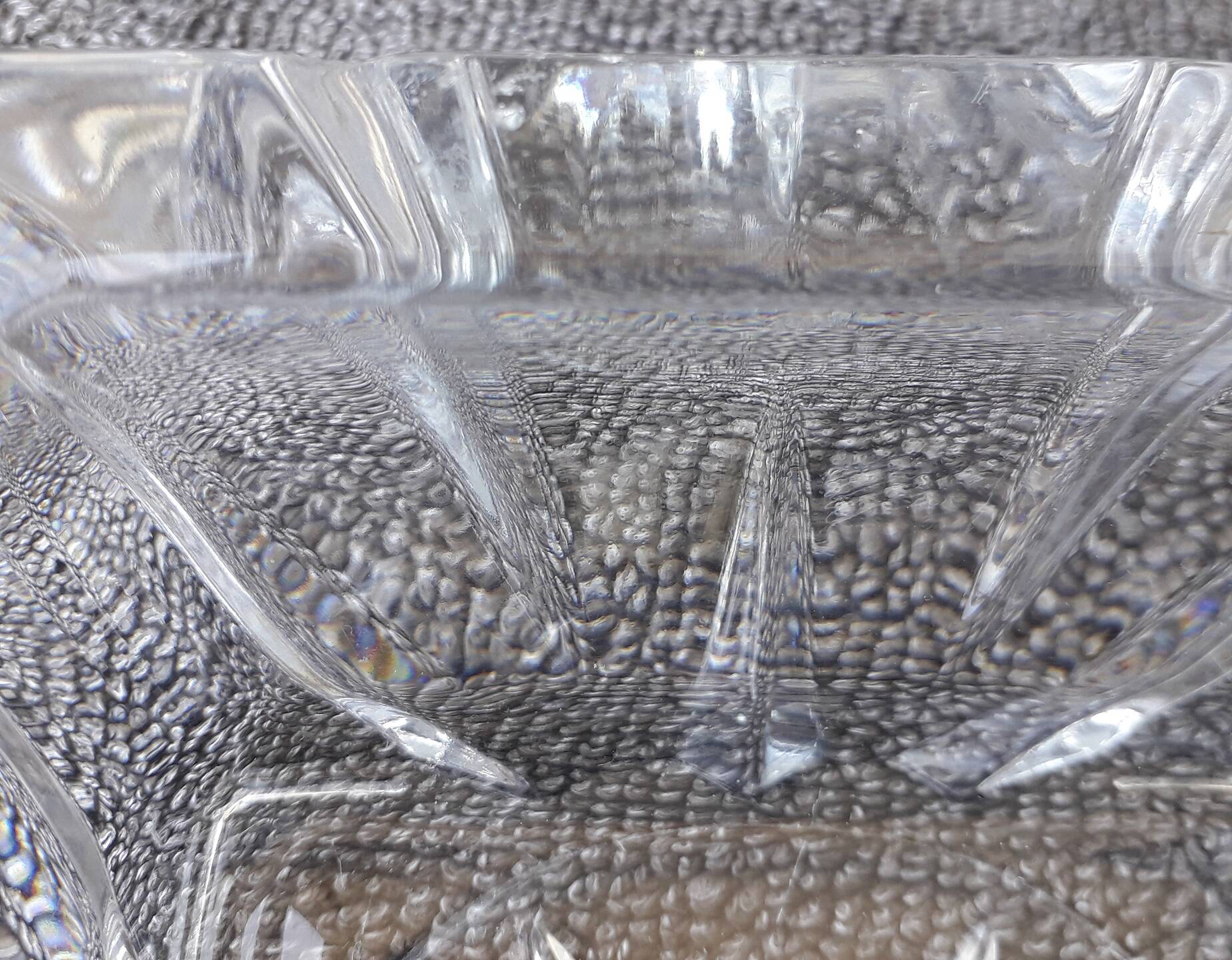 Cendrier en cristal