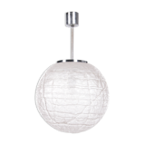 Large Glass Globe Hanging Lamp by Doria Leuchten, 1970s