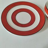 Vintage Art Deco cup and saucer – Sarreguemines