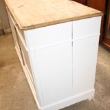 Buffet rustique blanc