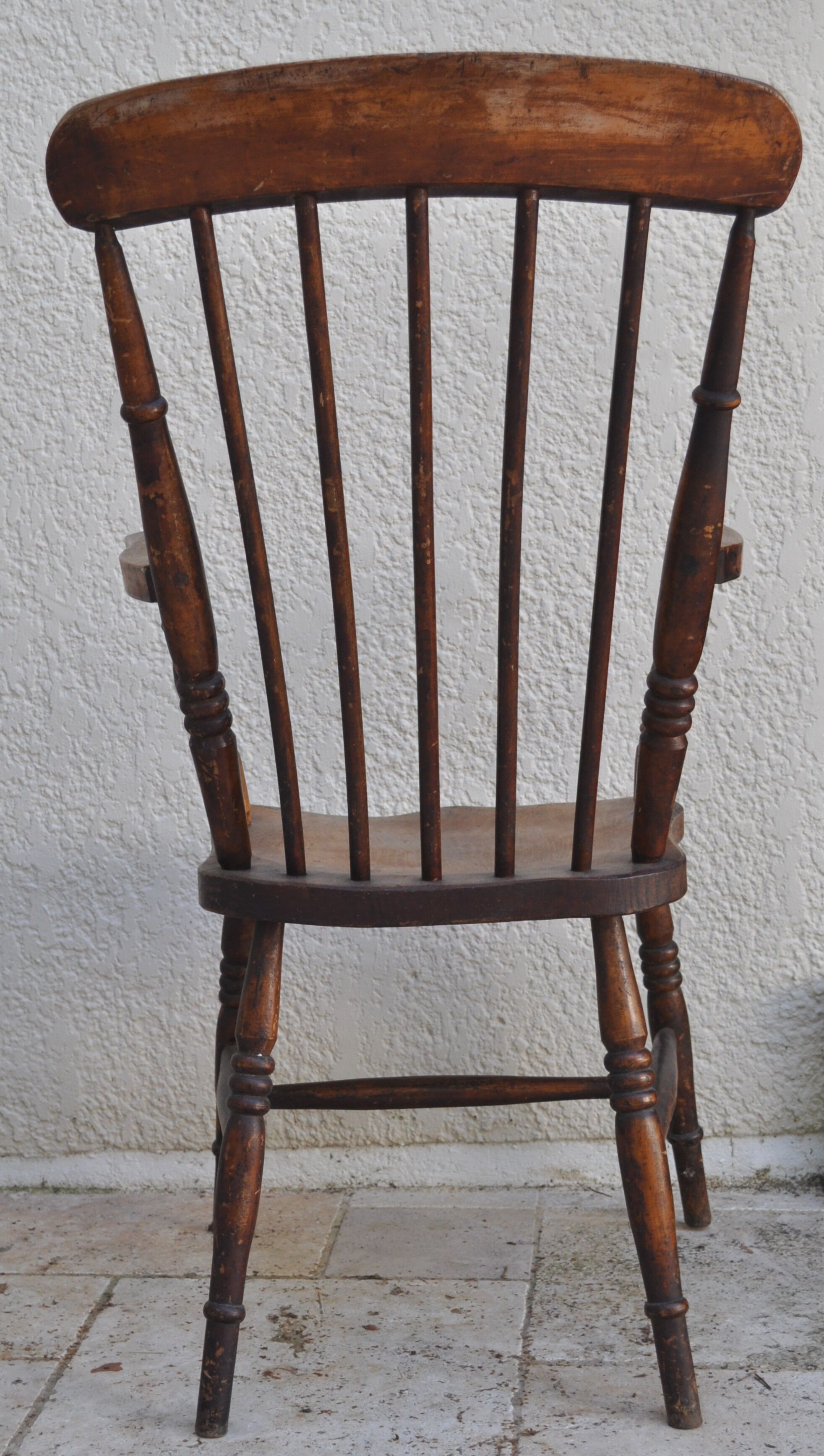 Fauteuil anglais bois