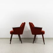 Chaises coquillage vintage, Pologne, années 1960, lot de 2