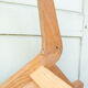 Fauteuil en bois vintage