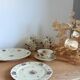 Service à dessert en porcelaine fine de Limoges