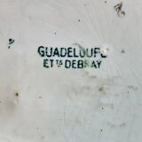 Debray earthenware salad bowl, Guadeloupe model