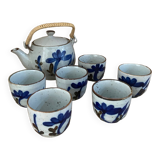 Tea set 7 pieces in Chinese stoneware