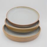 Set of 3 sandstone plates