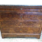 Chest of drawers with old marble
