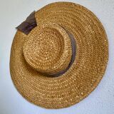 Old straw hat, 36 cm
