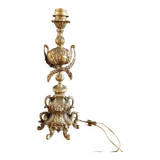 Large antique lamp base 50 cm Napoleon III style – gilded regulus