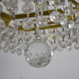 Vintage chandelier with stamps