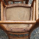 4 caned chairs from the 50s
